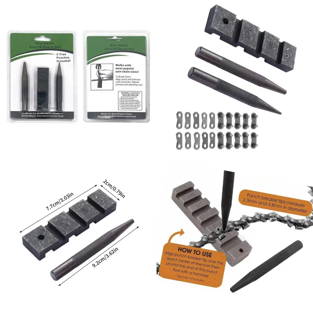 Chainsaw Chain Breaker And Rivet Tool Set Chain Repairing Mending Tool high qualityFor Quick Repairs Maintenance