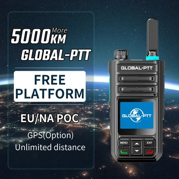 Global-PTT G9 Walkie Talkie Flagship Global Available POC 4G Two-way Radio Internet Portable Profesional Long Range Communicator