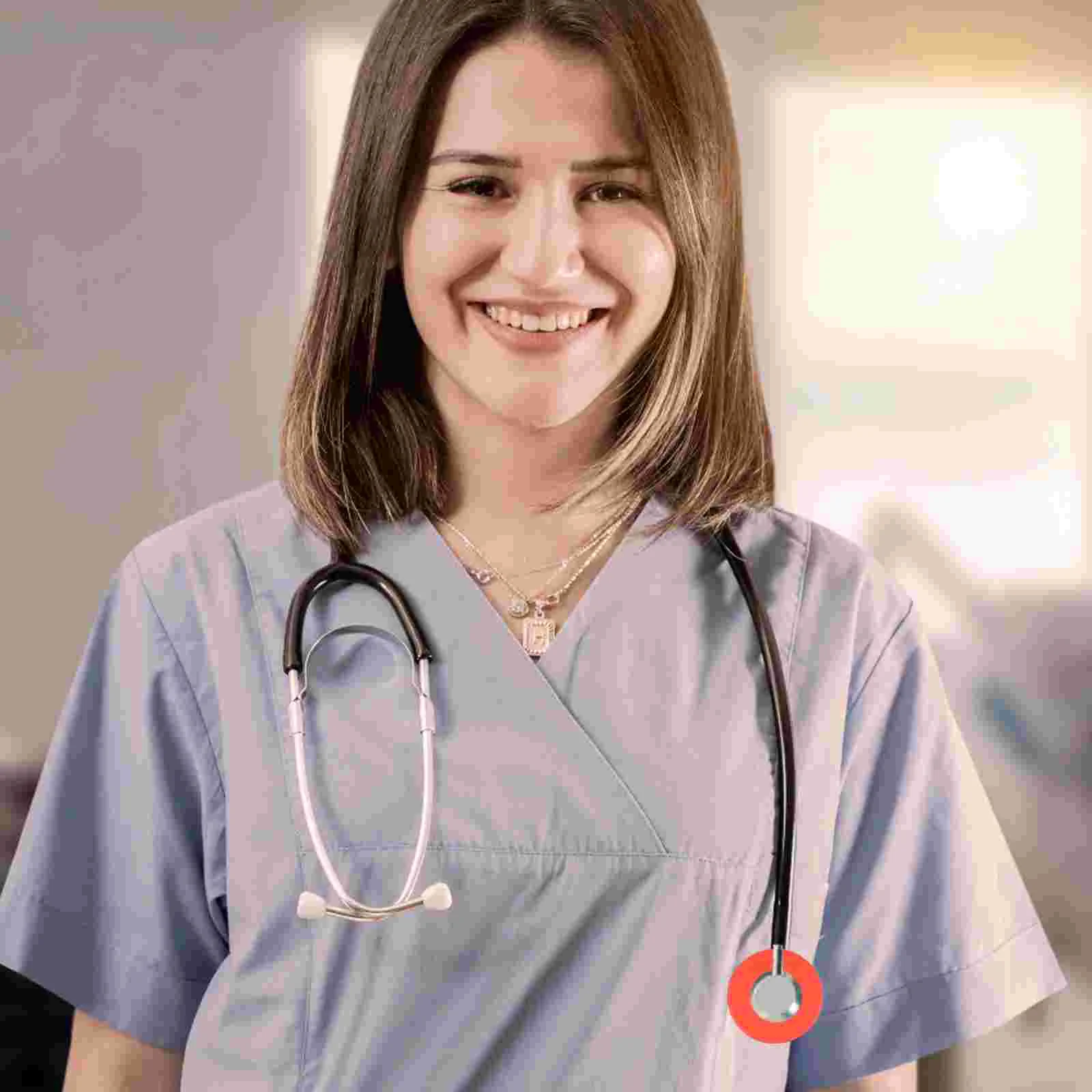 16 Pcs Stethoscope Case Diaphragm Earplugs Protective Earbuds Silicone for Disposable