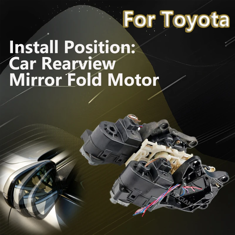 

Car Mirror Folding Actuator LHD / RHD Motor Parts For Toyota AE86 Sprinter Trueno 2017 2018 2019 Driver / Passenger Side