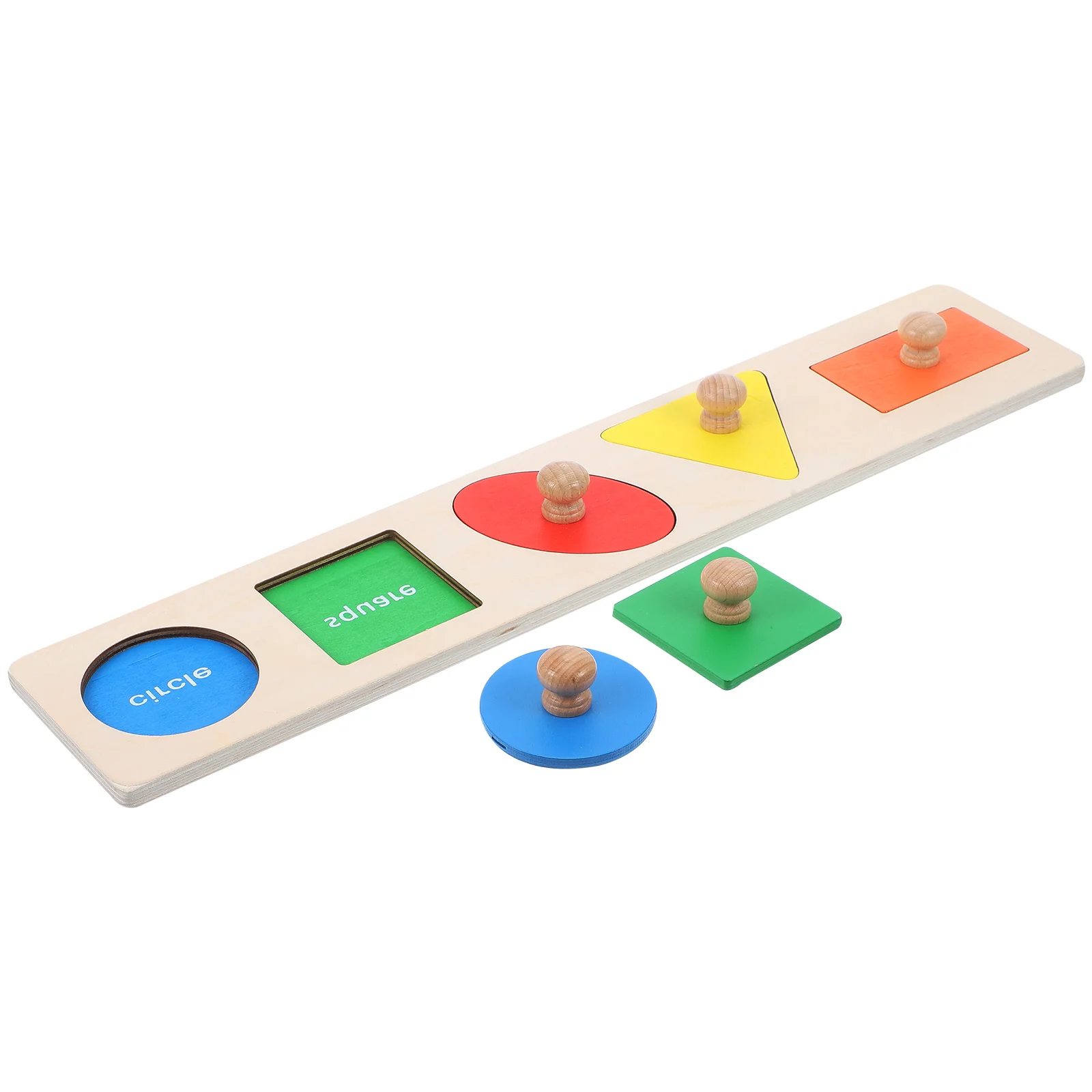 

1 set Shape Color Recognition Panels Baby Toddler Educational Montessori Wooden Puzzles Early Learning Sensory Brain Development