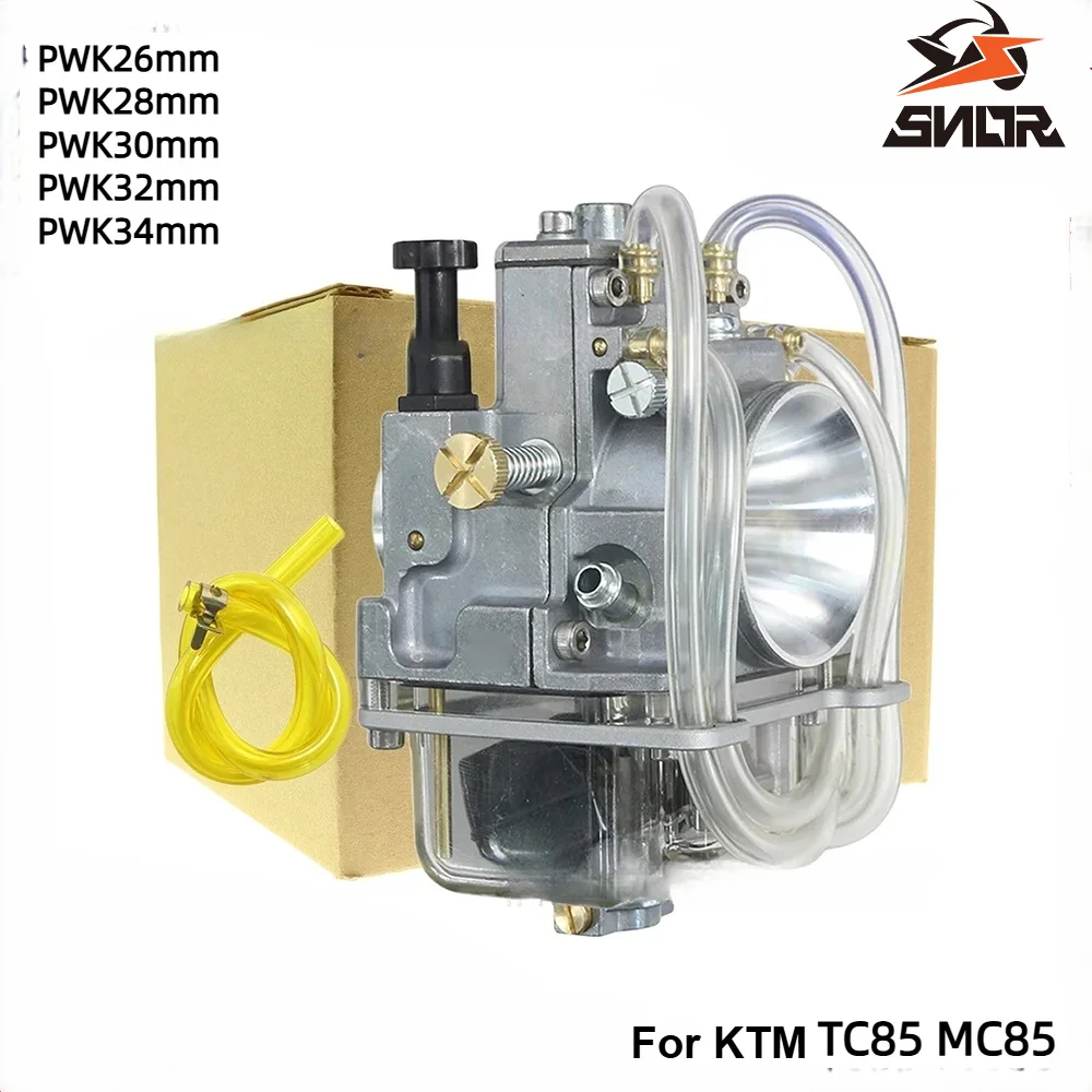 

SNOR Motocycle Carburetor PWK 26 28 30 32 34mm For KTM TC85 MC85 Lectron Billetron Carburetor Motocross Engine Accessories