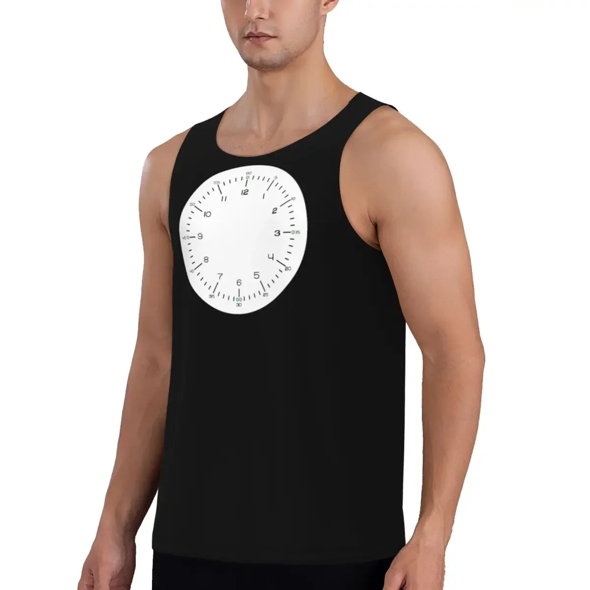 Quick Dry Minimalist Bauhaus White Gym Tank Muscle Sleeveless Shirt Bodybuilding Breathable Vest