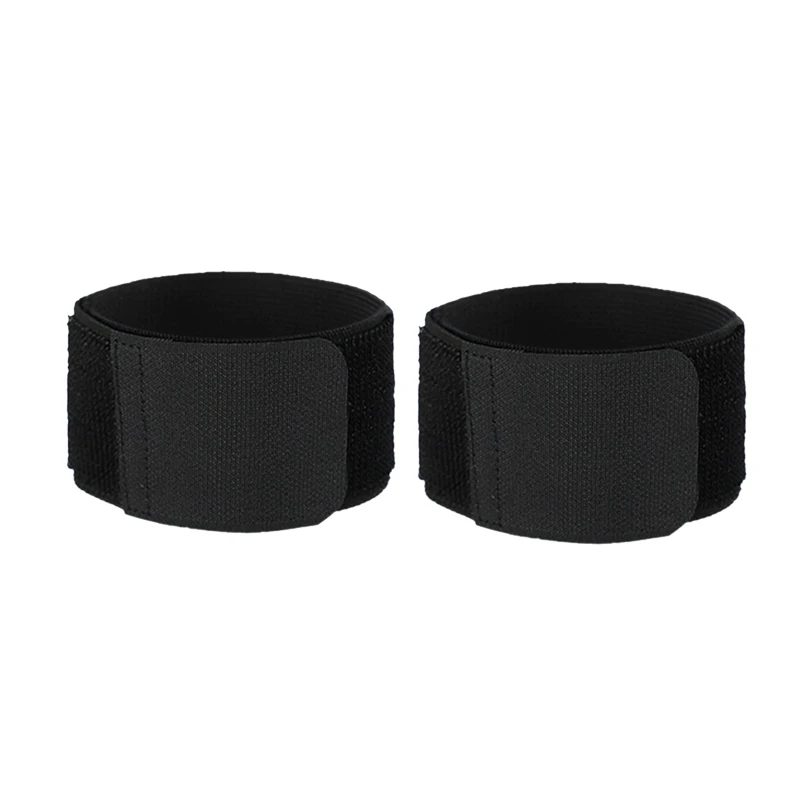 1 paio di parastinchi da calcio Stay Fixed Bandage Tape parastinchi prevengono la fasciatura sportiva elastica regolabile, nera