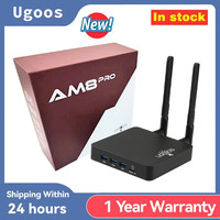 Original Ugoos AM8 Pro Smart TV Box Android 11 Amlogic S928X-J 8GB 64GB WiFi6 BT5.3 1000M AV1 Dolby Support Android Set Top Box