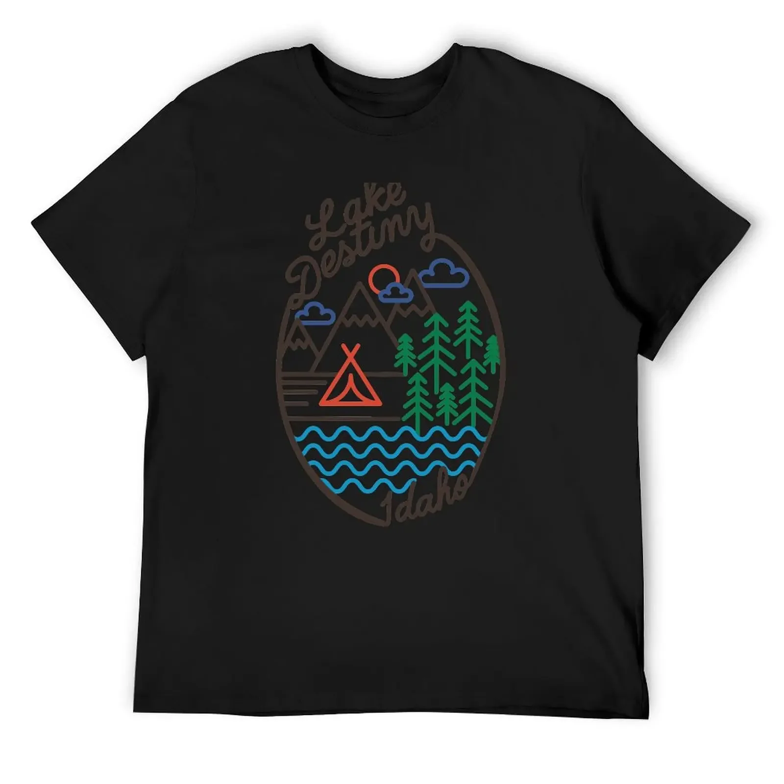 Lake Destiny, Idaho T-Shirt heavyweights sublime shirts graphic tee men