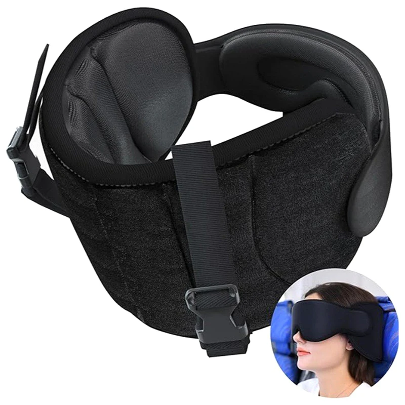 3D Sleep Eye Mask 100% Blackout Sleeping Mask Zero Eye Pressure Adjustable Eye Cover For Women Men Sleeping Aid Neck Mask