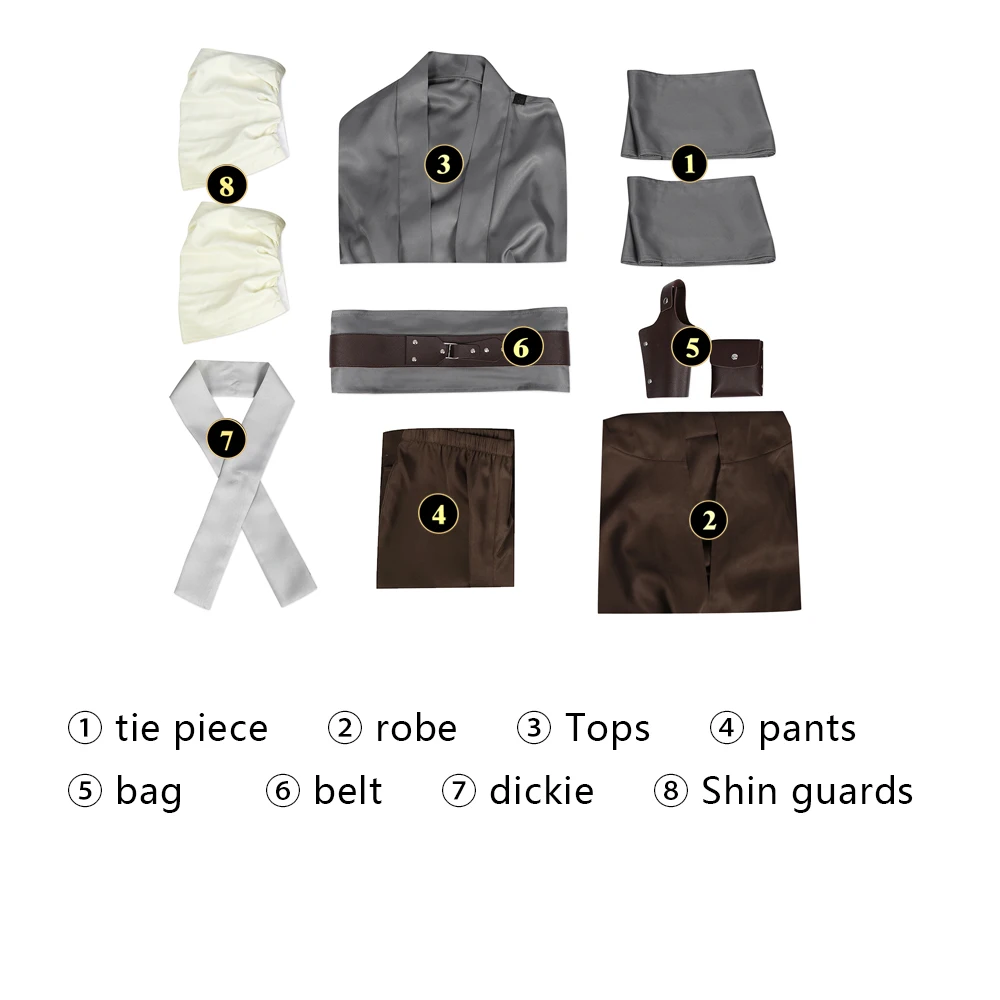 أزياء أوبي وان التأثيرية جيدي Disfraz ملابس حفلات الهالوين كرنفال