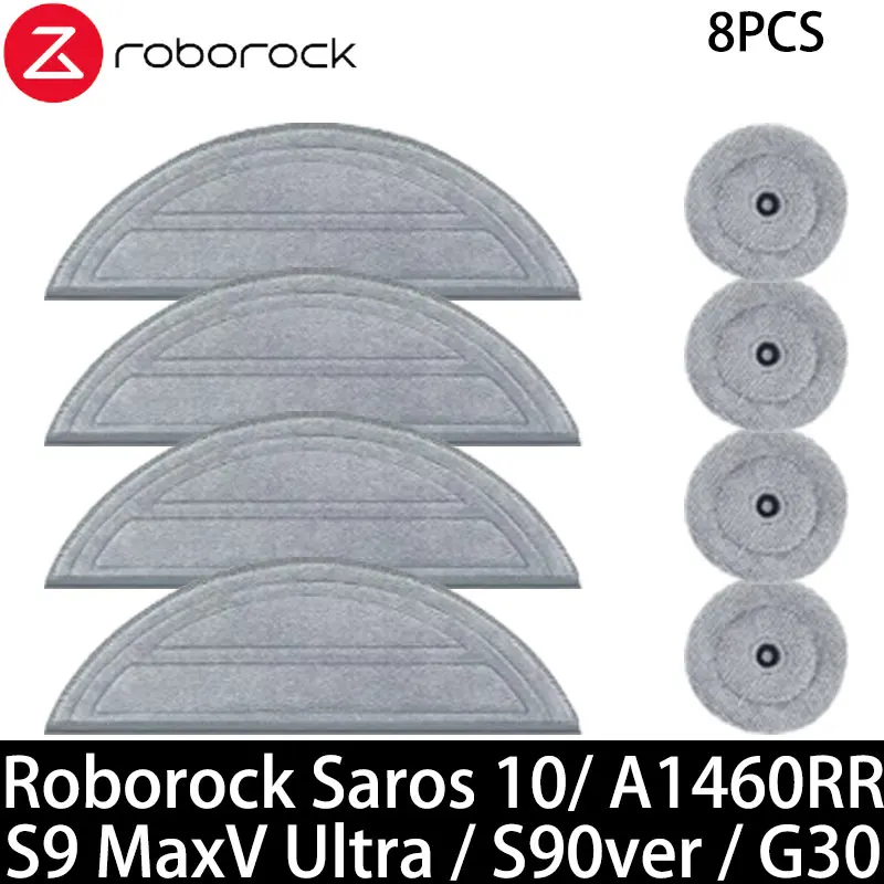 Roborock Saros 10/ A1460RR/ S9 MaxV Ultra / S90ver / G30 Vacuümonderdelen Hoofdrol Zijborstel HEPA-filter Mop Doek Stofzak