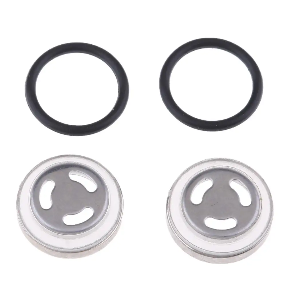 Motor Bike Brake Master Cylinder Reservoir Sight Mirror Gasket 18mm