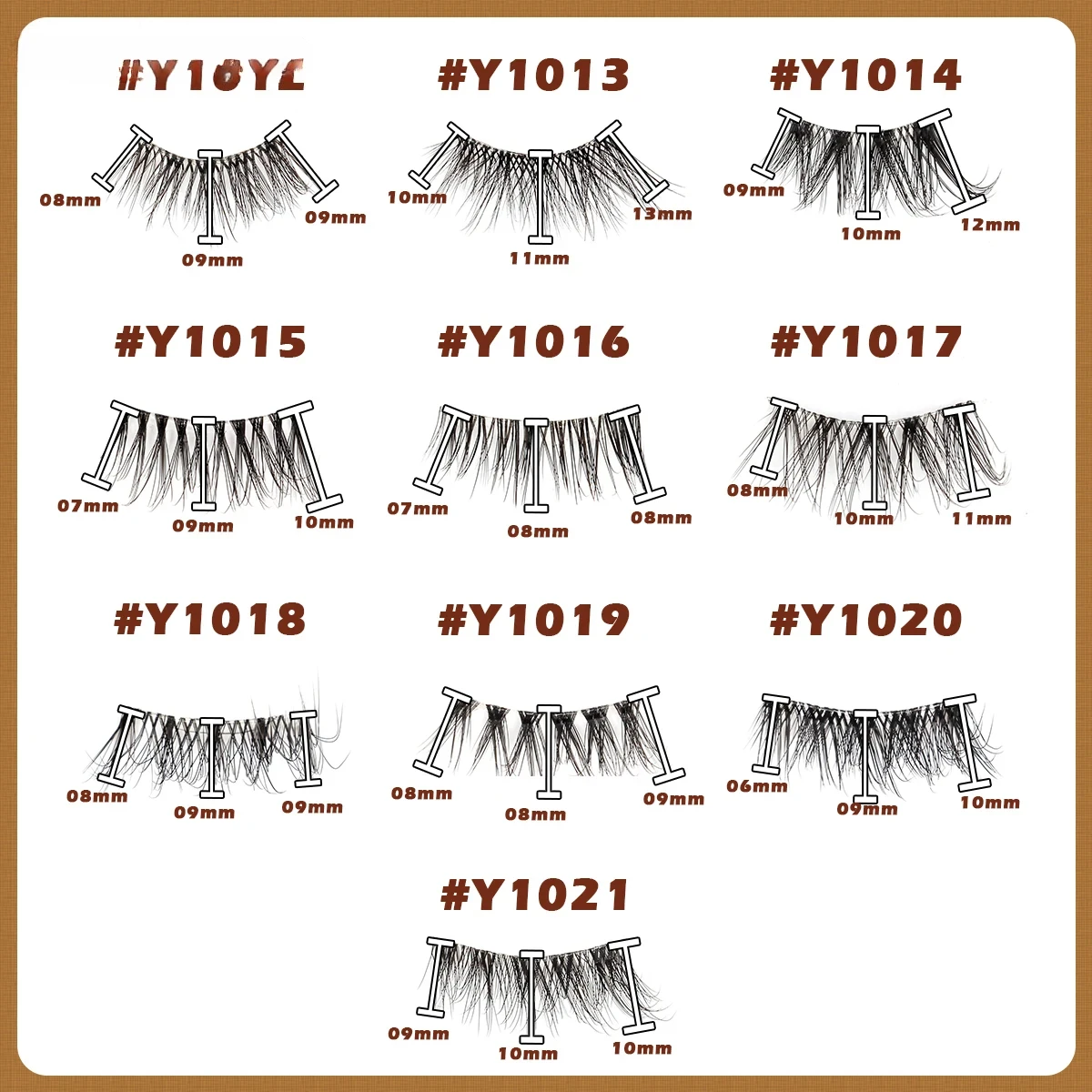 Half Lashes Mink Eyelashes 3/10 Pairs Natural Soft Cat Eye False Eyelashes Long Wispy 3D Mink Lashes Extension Makeup Tools