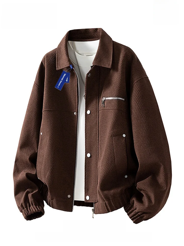 

Wassup Dozen 2025 New Autumn Men's Jaet Heavyweight Trendy High-End Workwear Pilot Sle Zipper Closure Polyester/Nylon Com...