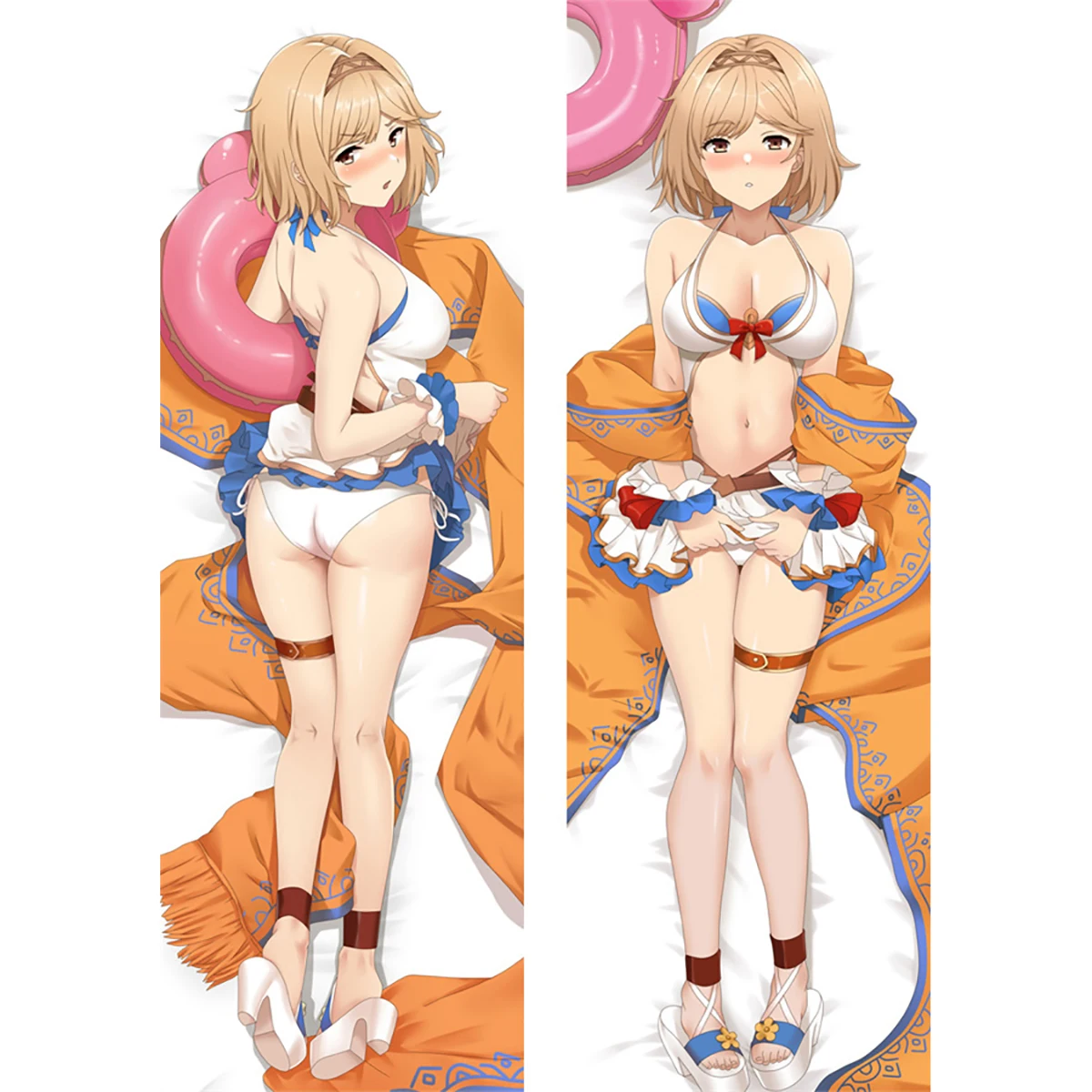 

Game Granblue Fantasy Djeeta Dakimakura Sexy Hugging Pillow Case Japanese Otaku Pillow Cushion Cover Bedding