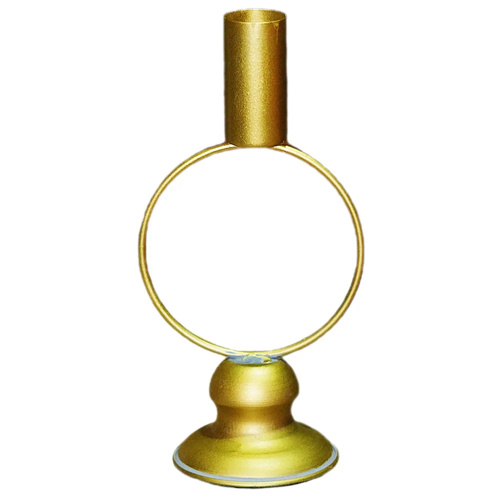 

Rustic Vintage Iron Candlestick Holder Elegant Taper Holder for Home Party Wedding Decorative Stand