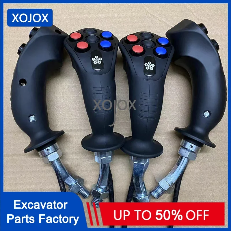 

XOJOX Excavator harvester tractor forklift 4-button electric control lever