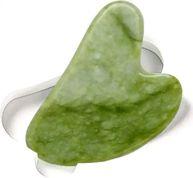 Natural jade facial sanding tool - facial sanding massage device for self-care, suitable as a gift for men and women.