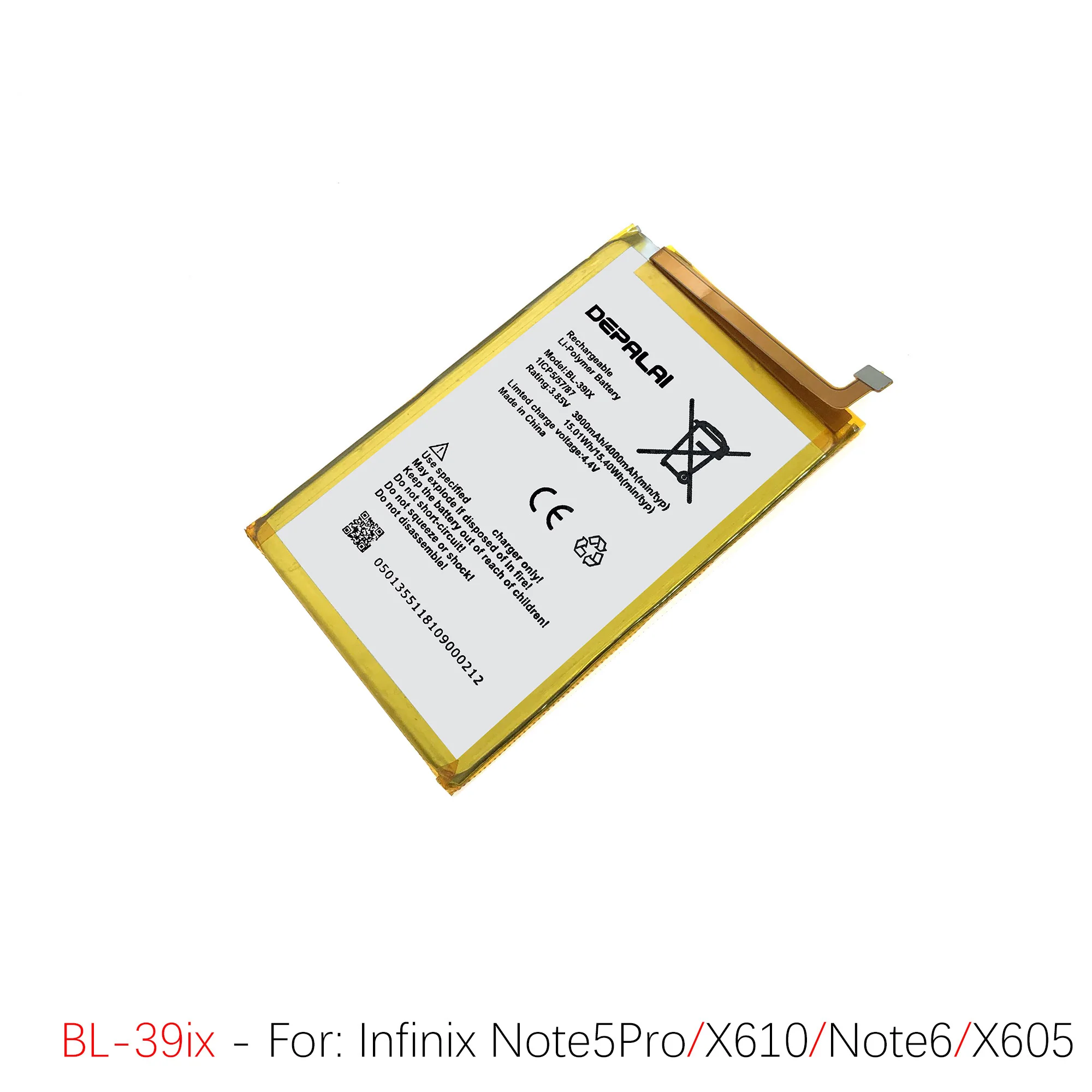 BL-39iX BL-40BX BL-42AX For Infinix Note5Pro X610 Note6 Note2 X600 Note4 X572 X604 Battery BL-43BX BL-44AX Batteries BL-45BX