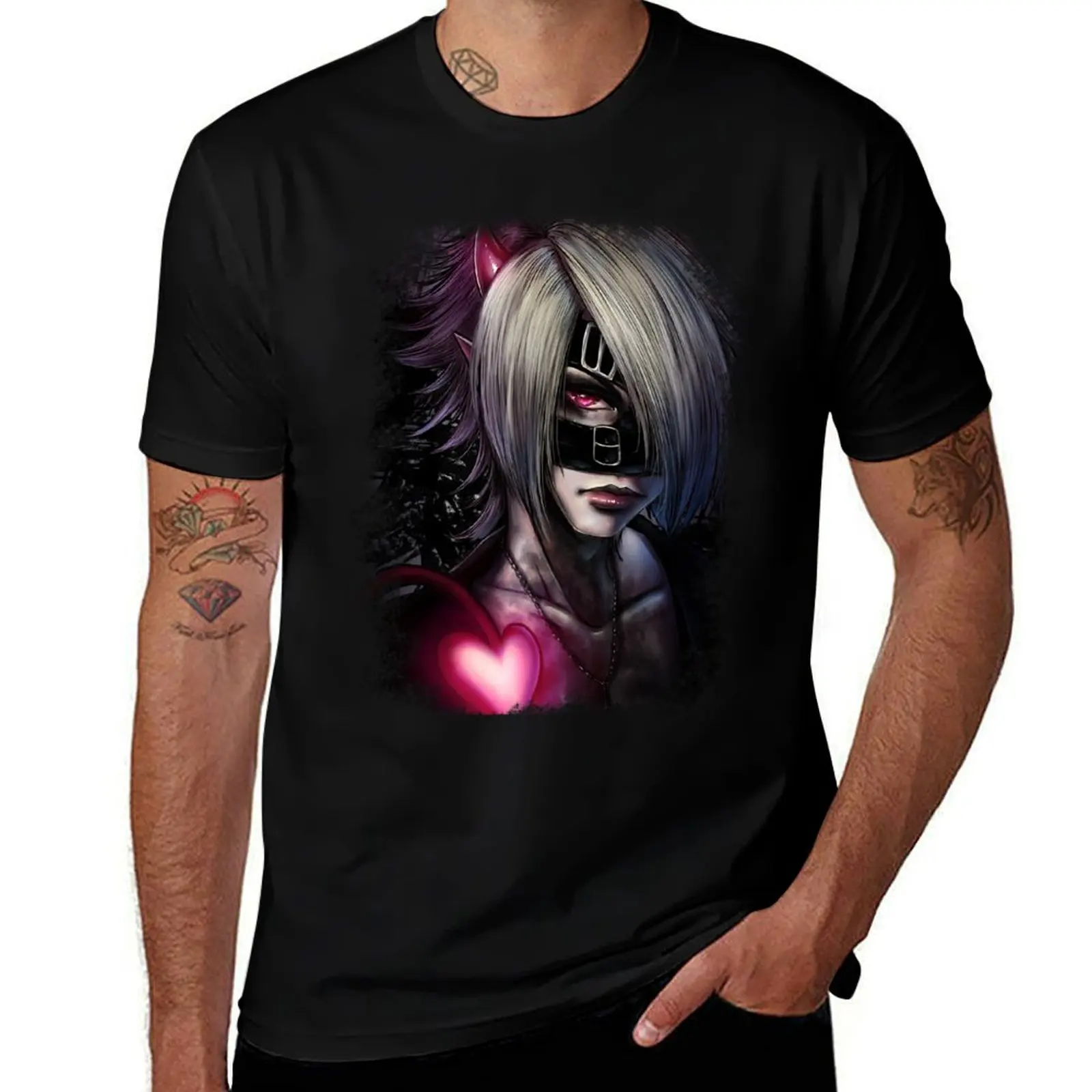 

Reita HERESY demon T-Shirt funny t shirts cotton cotton tshirt 100% t shirts cotton 100% T-Shirt