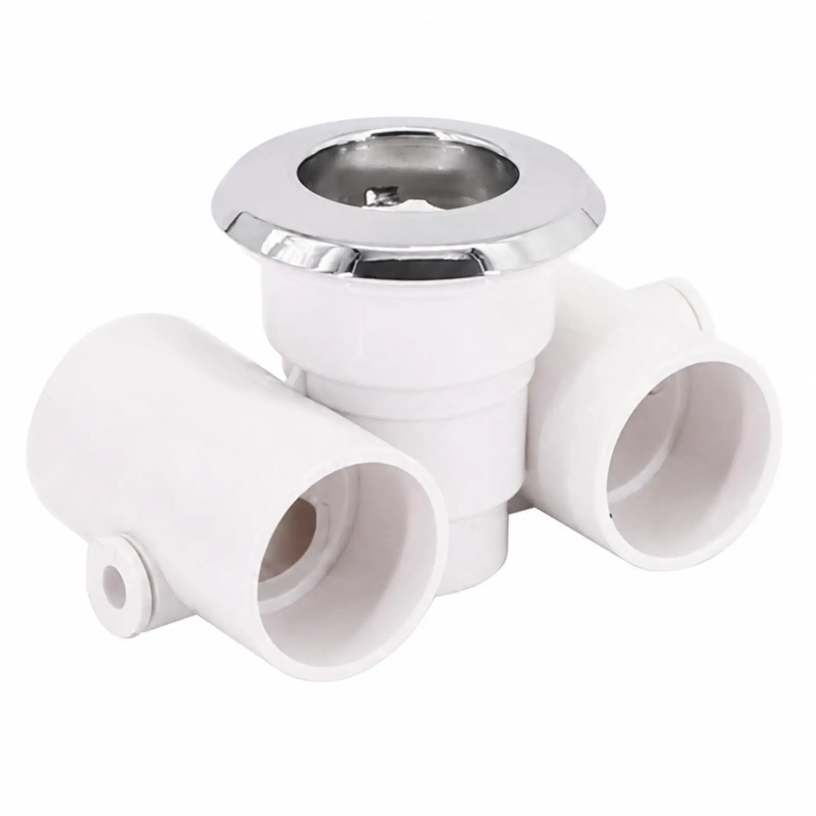 Hydrotherapy Jet twinOutlet Pool and Spa Massage Nozzle Massage Nozzle with Stainless Steel Faceplate Gasketed