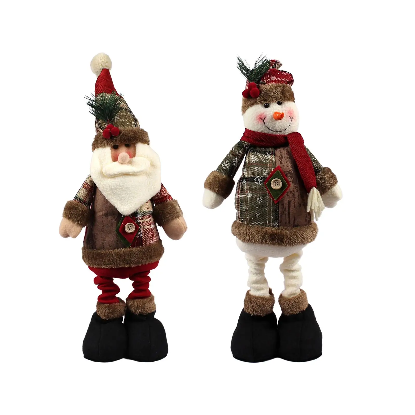 Christmas Doll Decoration Decorative Ornament for Holiday Home Decor Desktop