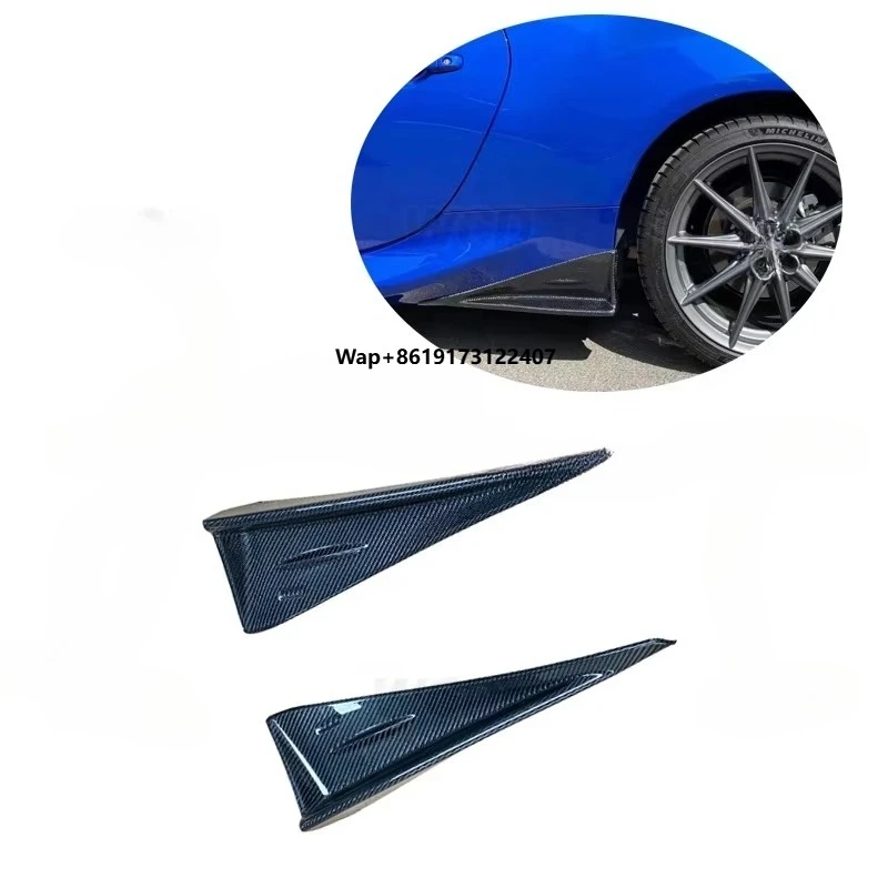 

For GR86 BRZ ZD8 2022+ STI Style Side Skirt Splitter Side Carbon Fiber Side Splitter Spoiler Car Bodykit