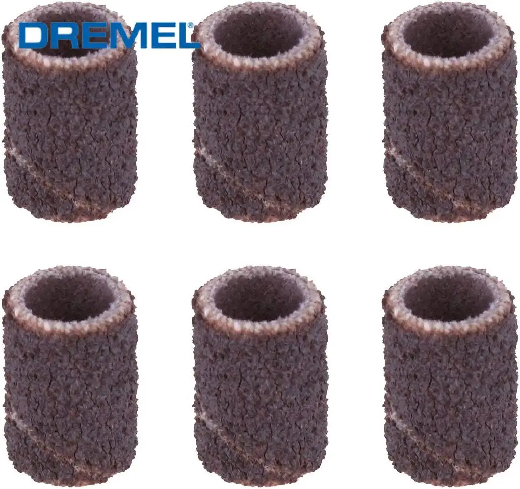 Dremel 431 Sanding Belts 6 Belts 6.4mm Grit 60 for sanding, shaping and smoothing wood and plastic materials for Rotary Tools