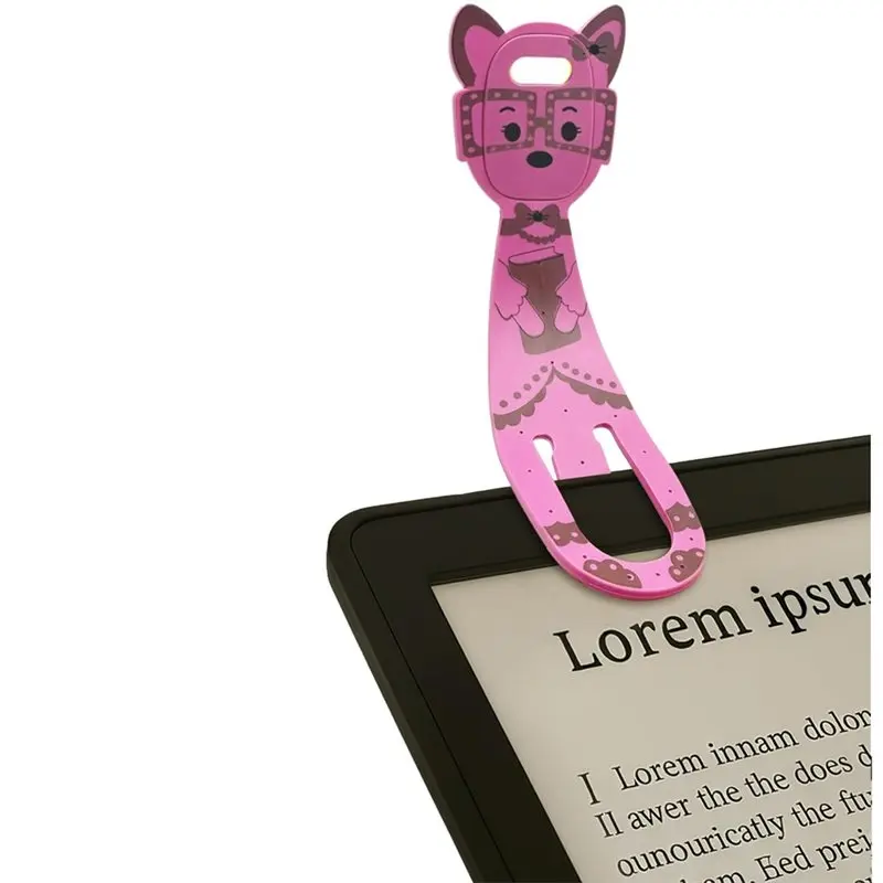 【HOUSEHOLD GOODS】Cute Bookmark For Reading Light, Rechargeable For Kids Book Light, Dimmable Portable LED Book Light For Reading