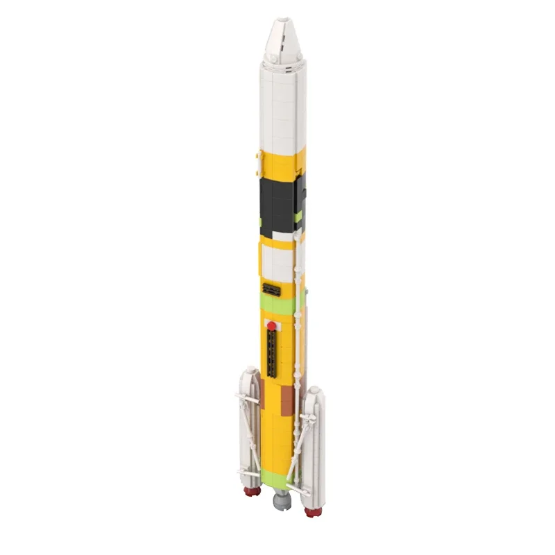 BuildMOC Japanese 1:110 Scale H-IIA Space Launch Vehicle Carrier  Building Block Set Super Collection Rocket Brick Kids Toy Gift