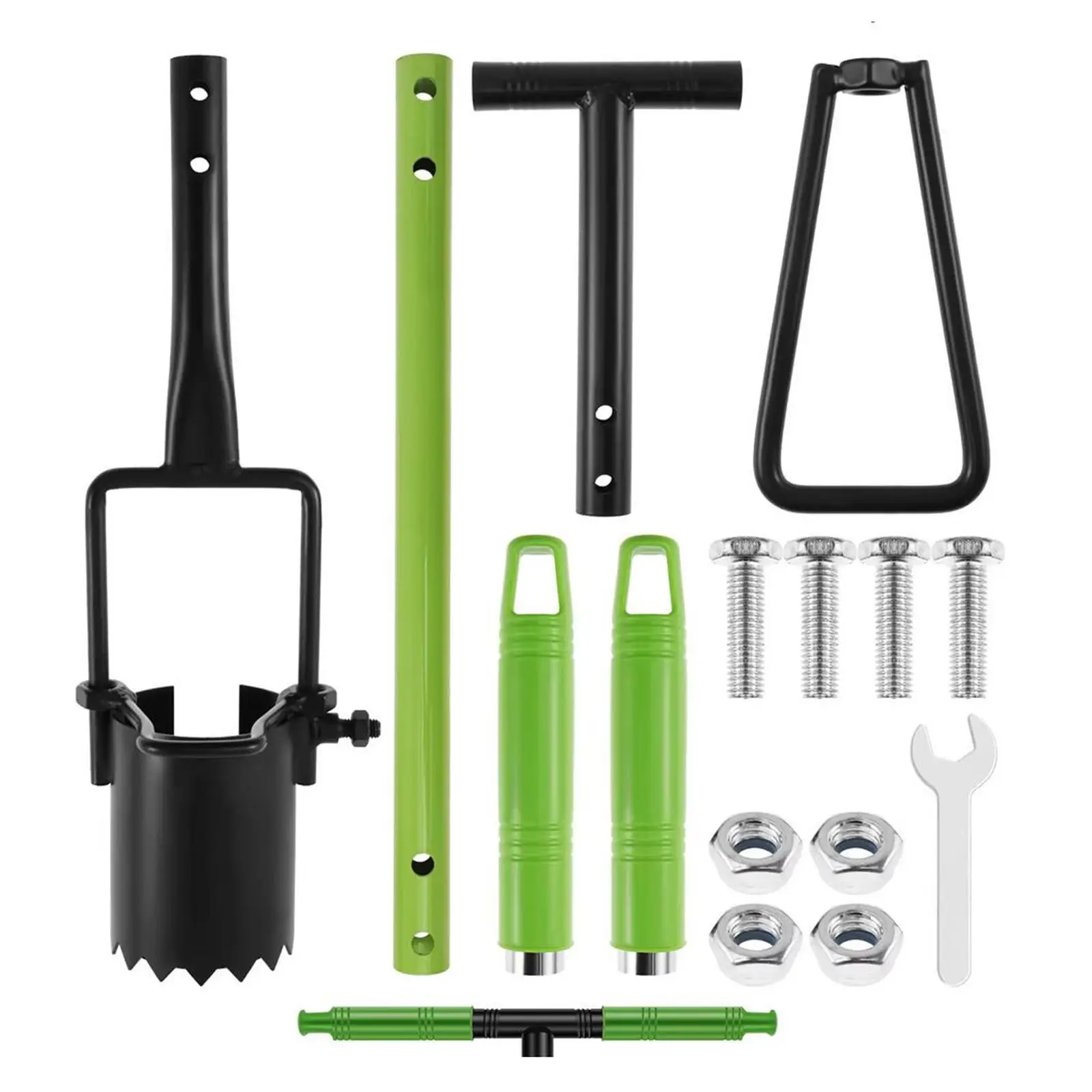 Bulb Planter Aluminum Alloy Long Handled for Digging Planting Transplanting