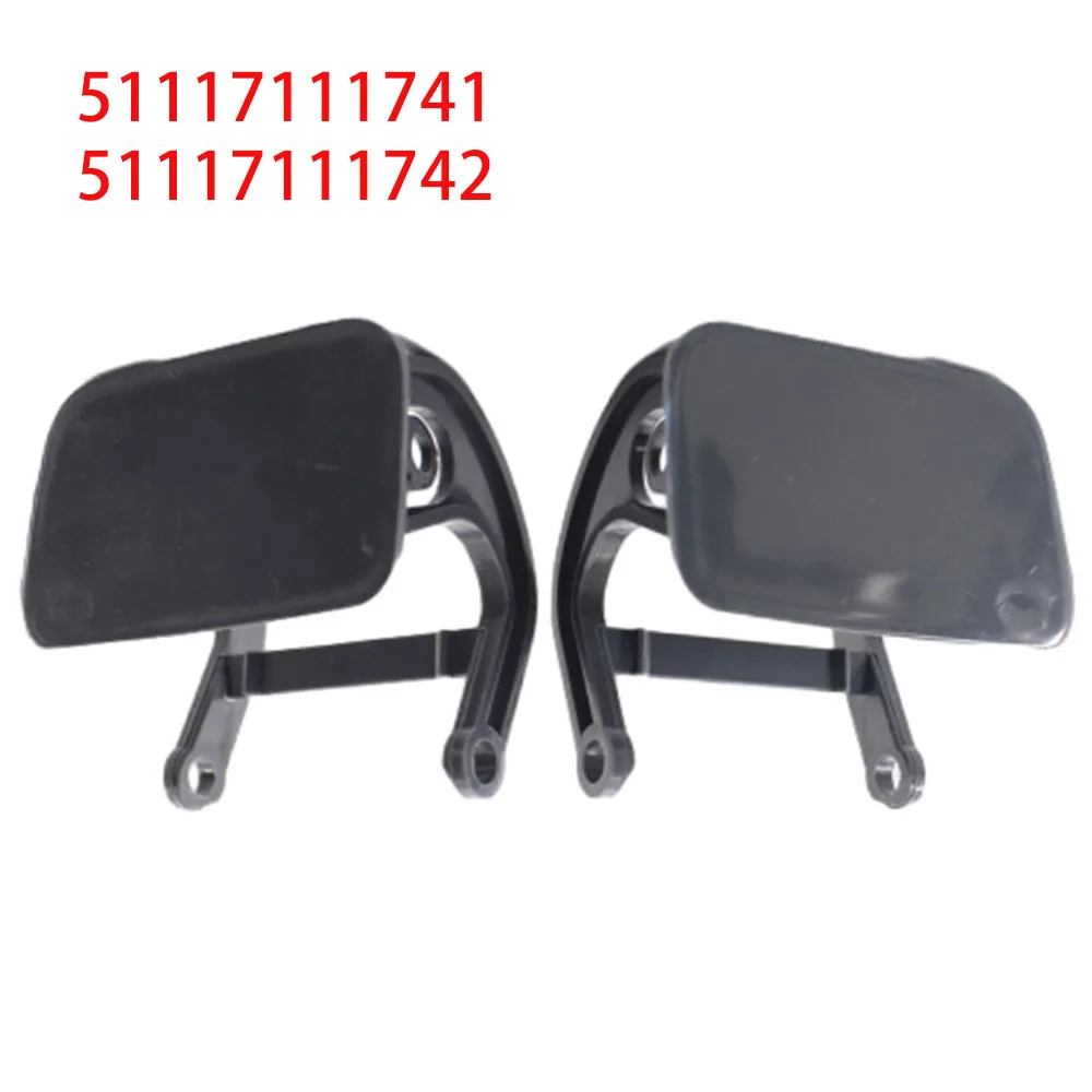 

2Pcs 51117111742 Front Bumper Headlight Washer Nozzle Spray Jet Cover Left Right For BMW E60 5 Series 2004-2009 51117111741