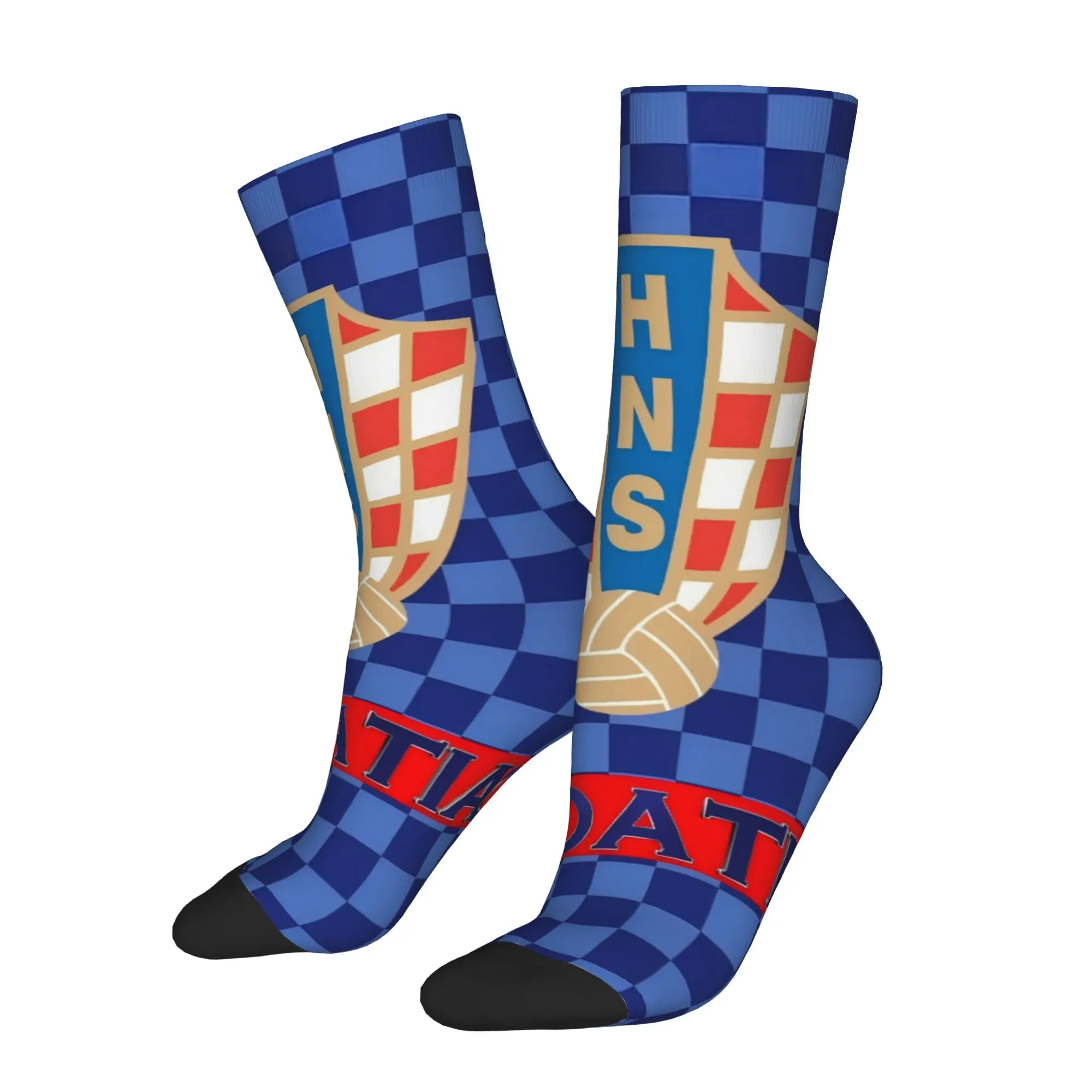 Hip Hop Retro Croatia Crazy Men's compression Socks Unisex  Harajuku Seamless Printed Funny Sock Match Day Essentials