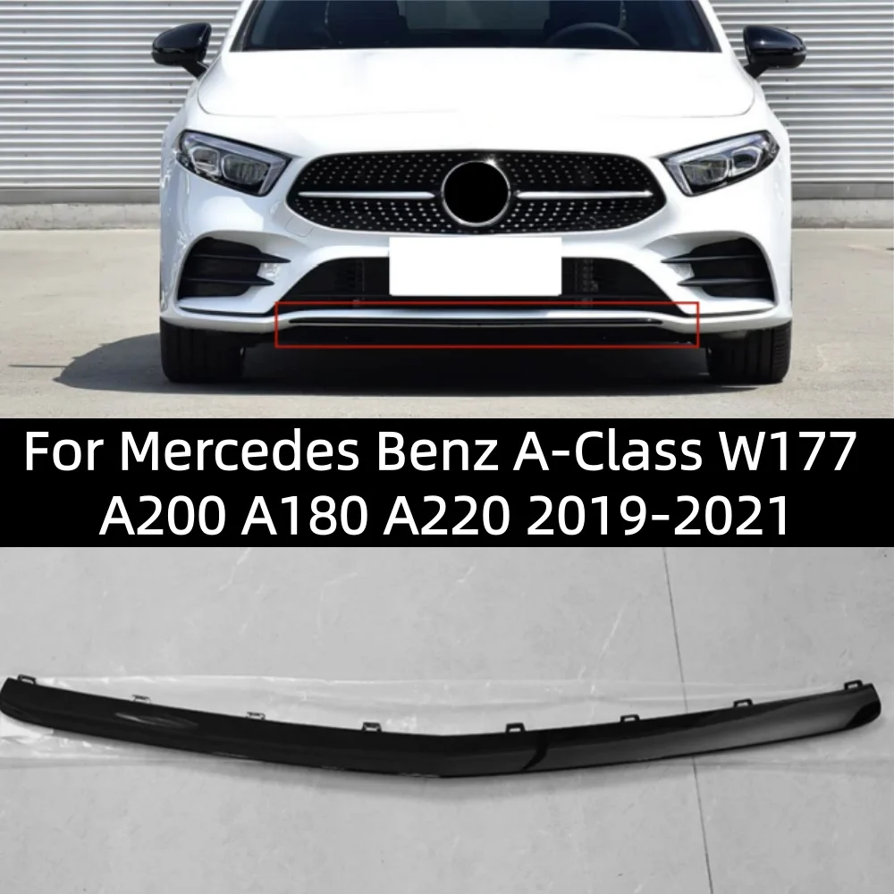 Front Bumper Chrome Decorative Strip For Mercedes Benz A-Class W177 A200 A180 A220 2019-2021