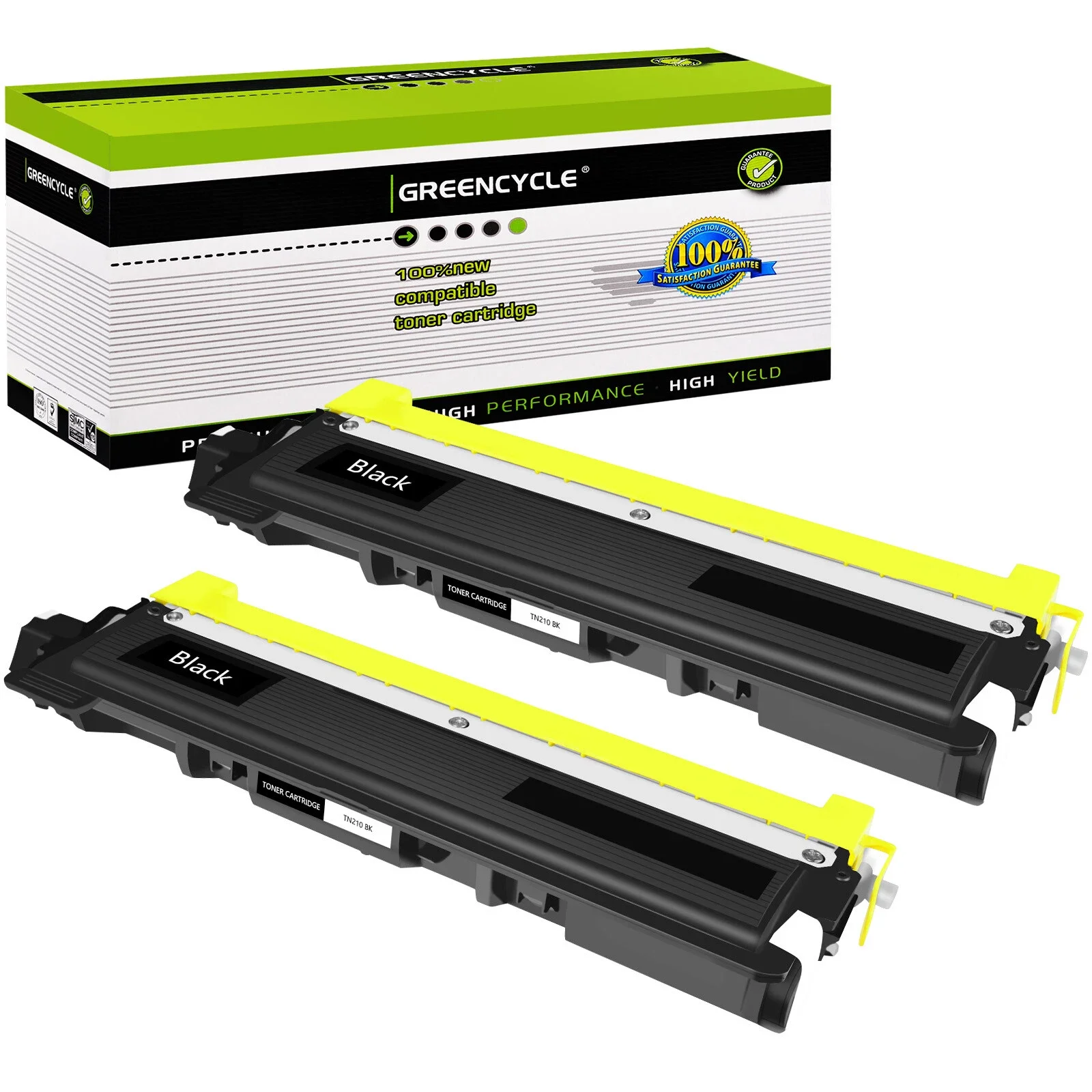 

2 Pack TN210 BLACK Toner Cartridge For Brother MFC-9320CN MFC-9325CW Printer