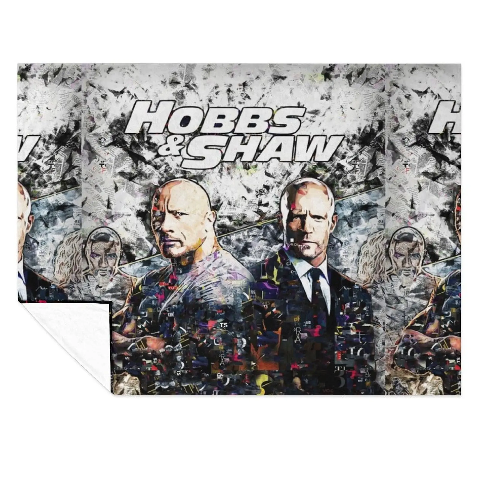 

hobbs n shaw abstract art Throw Blanket Luxury Throw Thin Blankets For Sofas Decorative Sofas Blankets