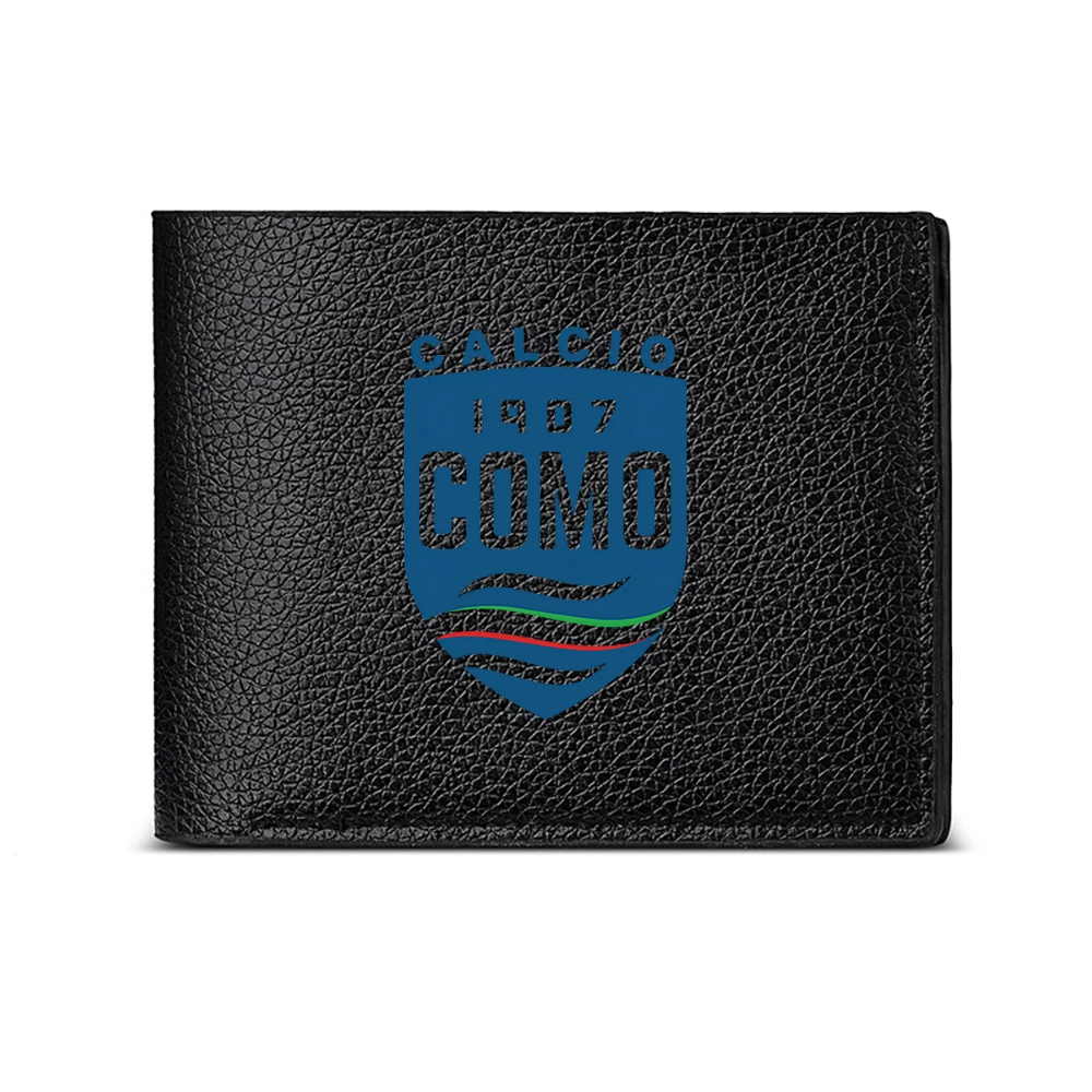 Calcio Como 1907 Shield Design Men's Wallet Card Holder Casual Business Fashion Print Style