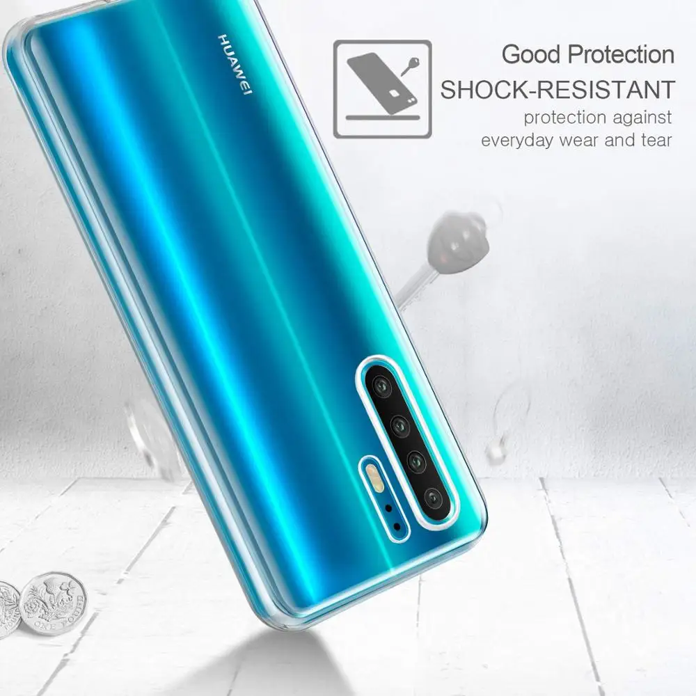حافظة لهاتف هواوي P30 P20 Pro Lite حافظة شفافة من السيليكون TPU مزدوجة الجوانب لهاتف Mate 30 20 10 Lite Y6 Y7 Y8 Funda #2
