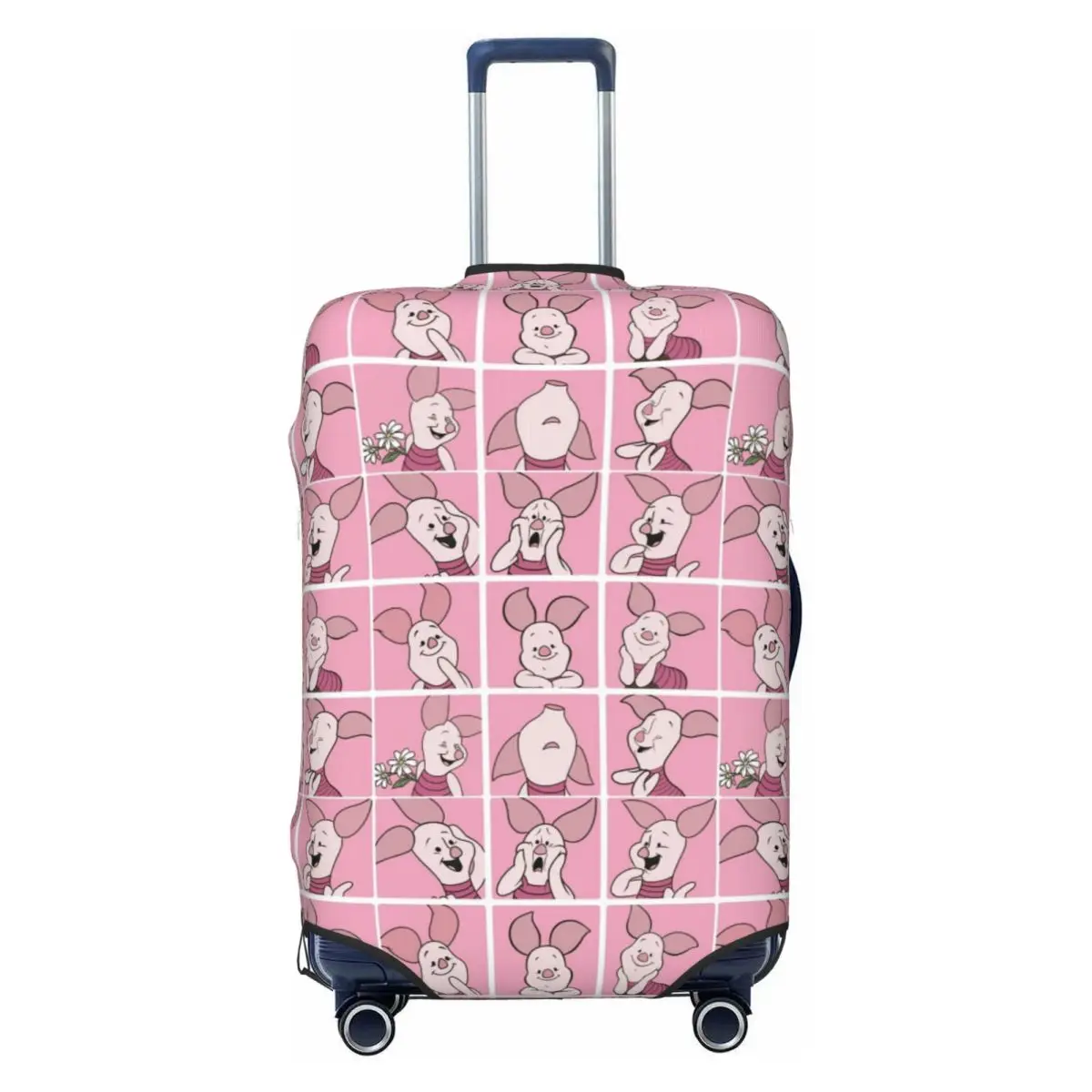 

Custom P-Piglets Anime Big Movie Luggage Cover Elastic Travel Suitcase Protective Covers Fits 18-32 Inch