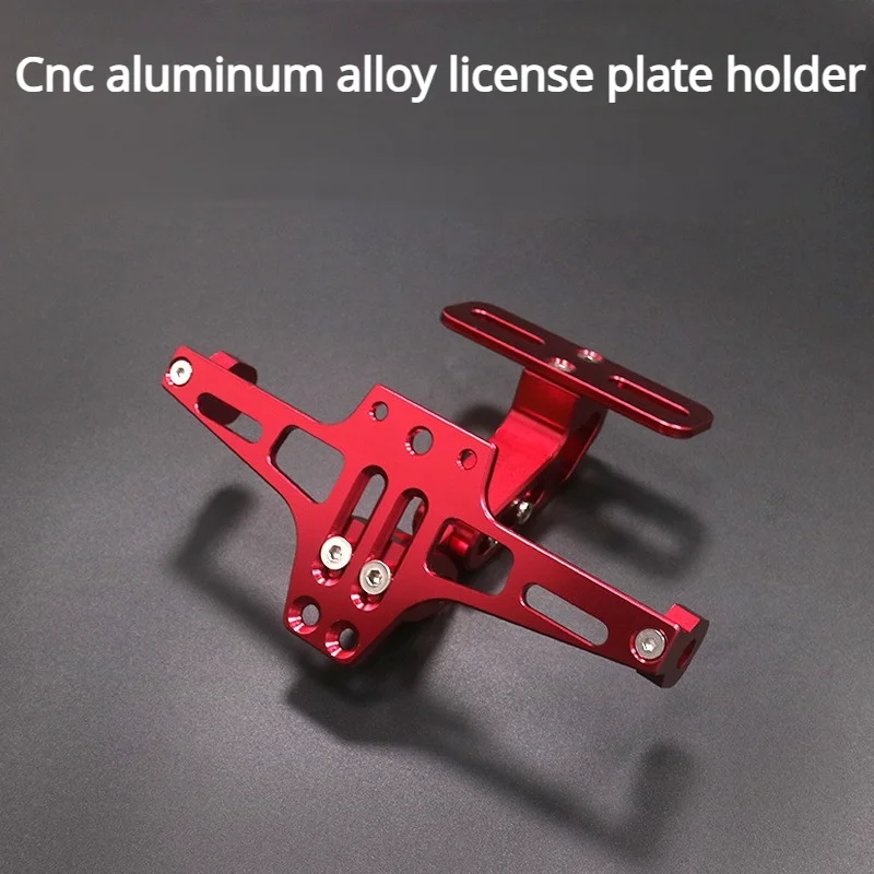 

Motorcycle Modification License Plate Bracket Foldable Tail Plate Fixing Frame Motorcycle Number License Plate Holder Mount