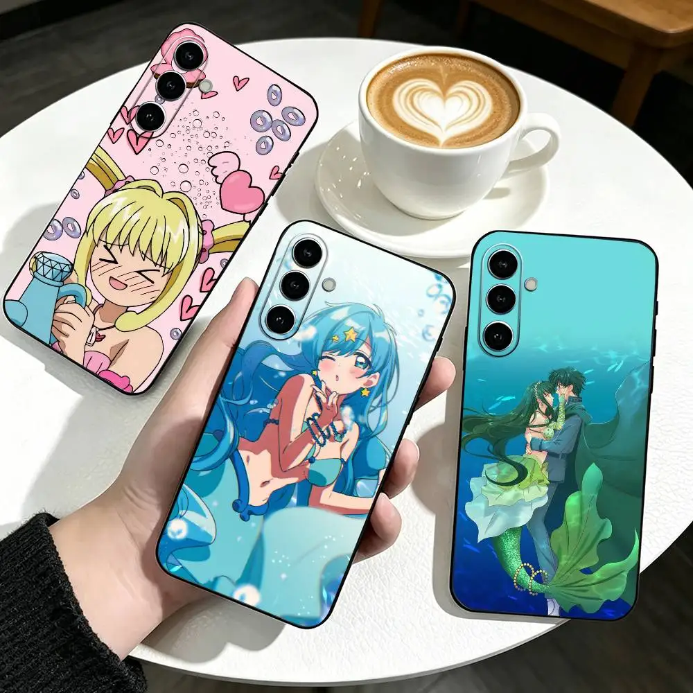 Mermaid M-Melody Pichi Pitch   Phone Case For Samsung Galaxy A73,A72,A71,A70,A53,A52,A51,Soft Silicone Black Cover