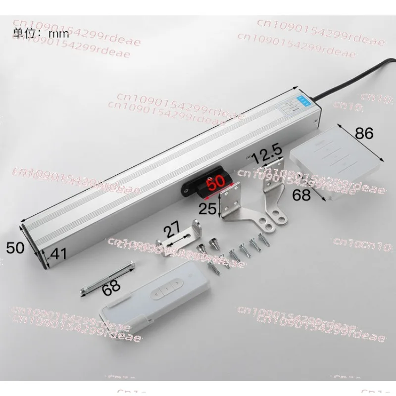 Intelligent electric window opener with rain feeling and chain sunroof controller