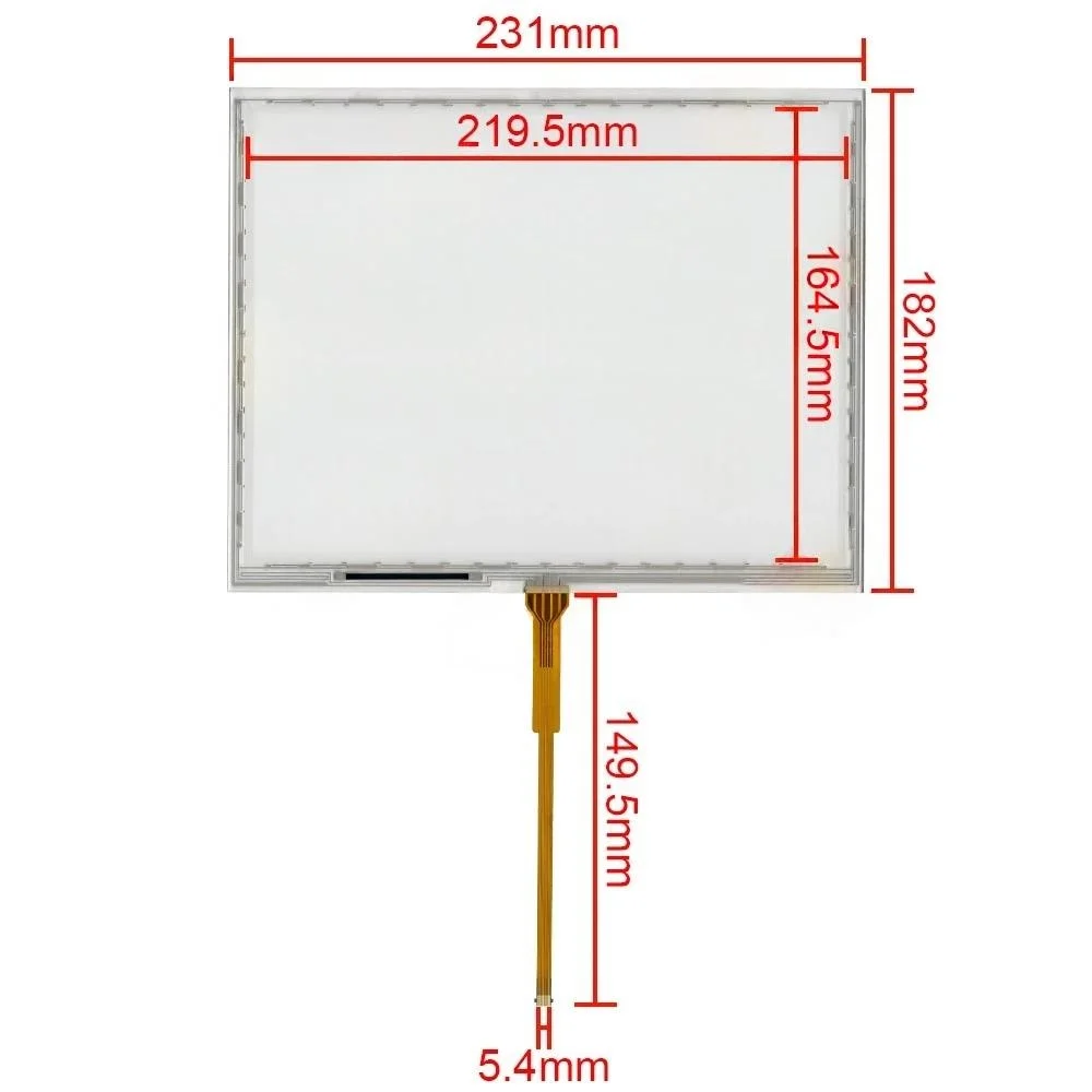 10.4 inch Touch Screen Panel for John Deere GS4 4600 Monitor PFA10760 PH41231525 Rev.B P7459-0407-0672 Replacement
