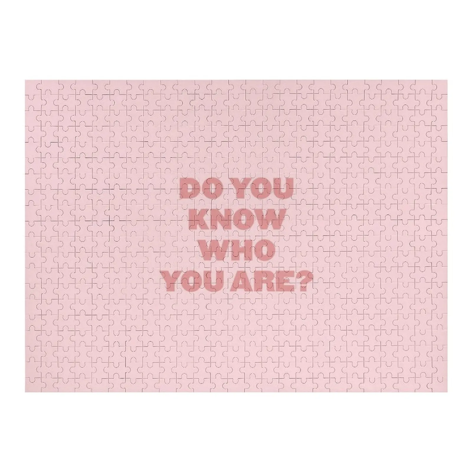 

Ты знаешь, кто ты - HS розовый Пазл Имя Деревянная Игрушка Рождественские Подарки Пазл