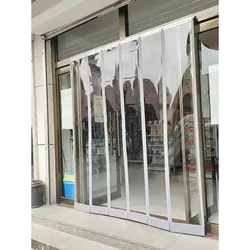 Transparent PVC Door Curtain Windproof Soft Curtain Decorative Screen Indoor and Outdoor Insulation PVC Strip Curtain