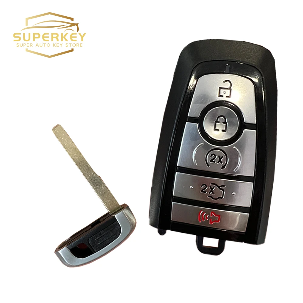 SUPERKEY 5 кнопок 902 МГц ID49 PCF7953P Keyless Go M3N-A2C 93142600   Умный ключ для Ford Mustang Edge Explorer Expedition Fusion