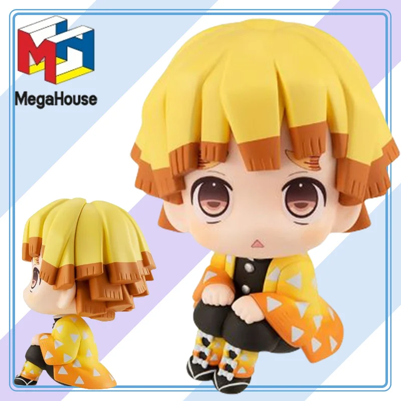 

MegaHouse Genuine Kimetsu No Yaiba - Agatsuma Zenitsu - Look Up Collection Series Модель Персонаж из мультфильма Гаражный комплект Подарки Игрушки
