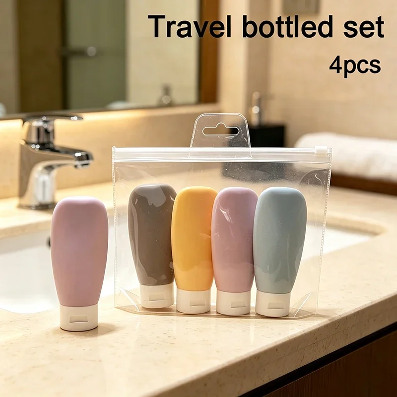 NEUES 60ML Reisebehälter-Set Nachfüllbare Reiseflaschen Alles für Reisen Flaschenset Shampoo-Flaschen-Kit LXPTZ03