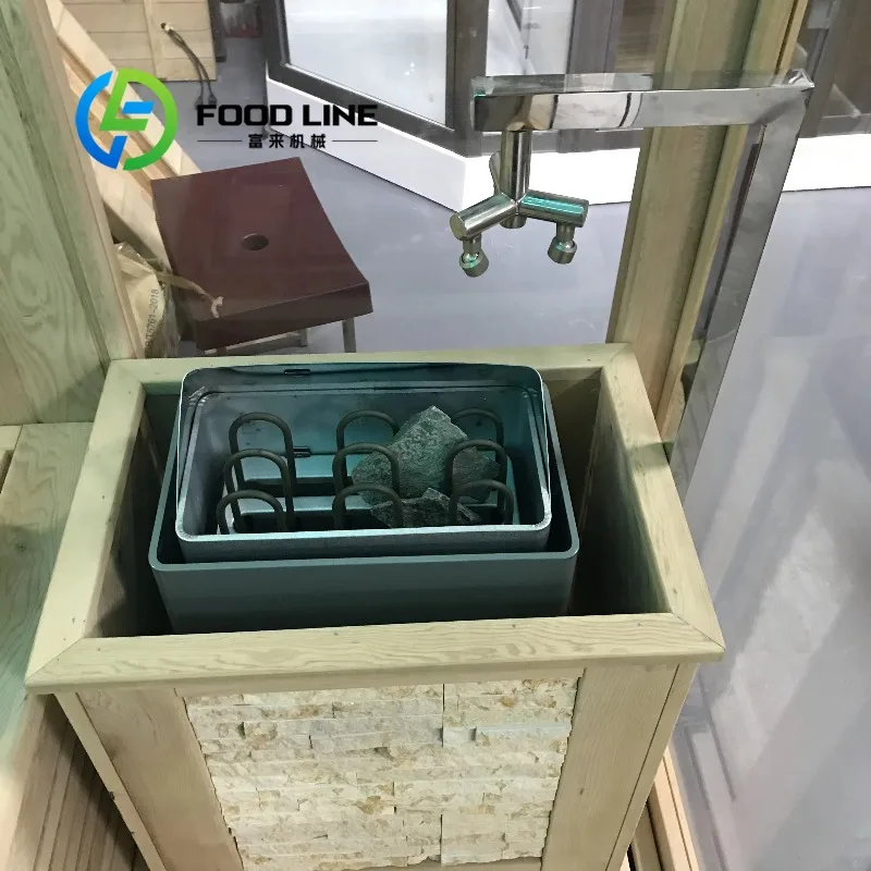 Outdoor Wood Sauna Room Temperature Gauge Display Easy Reading Control Panel Accurate Eco Resort Facility Use Factory Direct