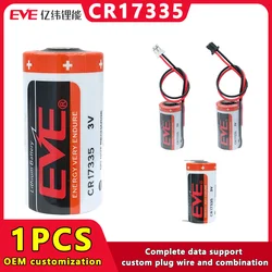 EVE CR17335 3V Non-Rechargeable Lithium Battery For PLC CNC Machine Tool Servo Robot Controller GPS Locator Smoke Fire Alarm