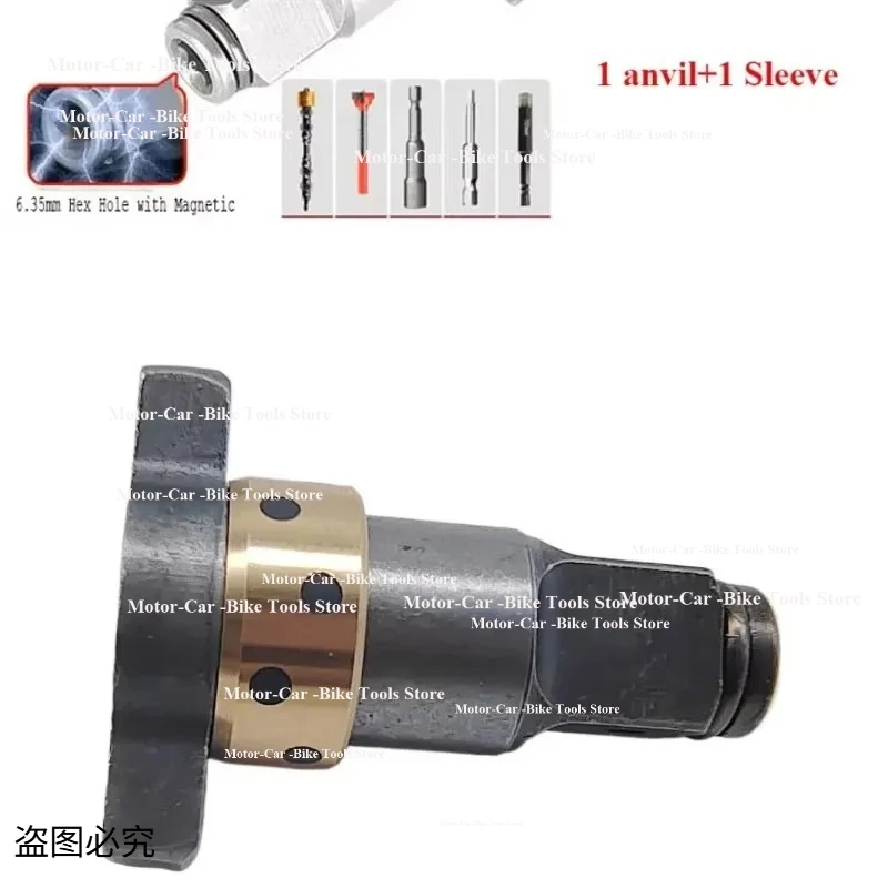 

1/2-дюймовый шпиндельный вал наковальни, 18-гранное кольцо, электрический гаечный ключ для Worx Parkside, сменная отвертка, бытовые инструменты, ударный ковбой