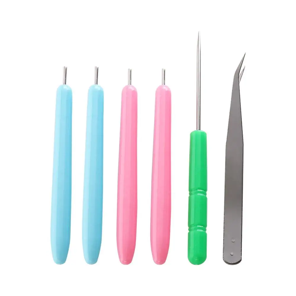 

12PCS Quilling Slotted Pen Paper Quilling Tools Paper Curling Paper Craft Quilling Needle Kit Multi Size Paper Quilling Pen